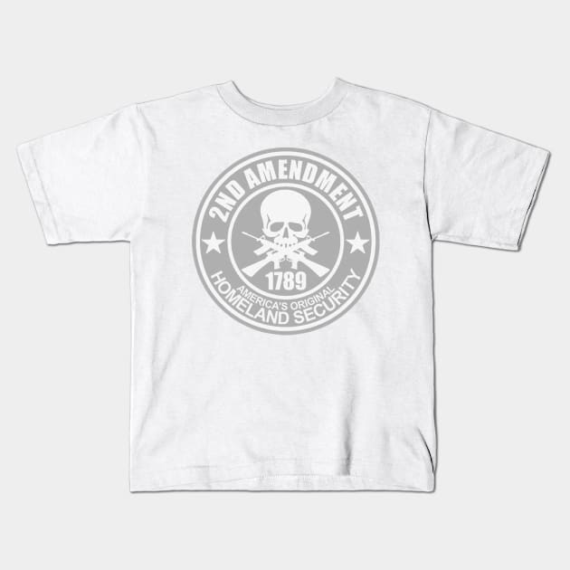 2nd Amendment - Homeland Security Kids T-Shirt by  The best hard hat stickers 